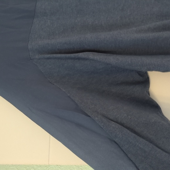 Eileen Fisher Petite Cotton Silk blend Sheer Sleeves Closet Staple Pullover - Picture 7 of 11